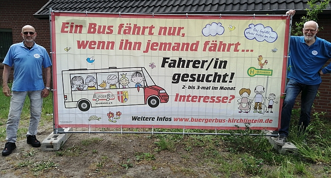 Wir suchen Fahrerinnen und Fahrer